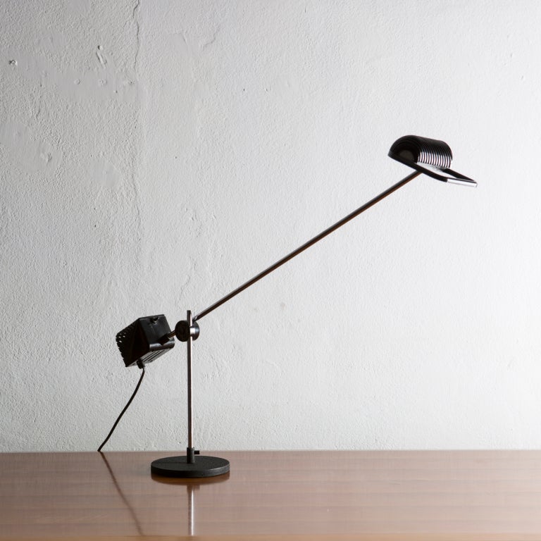 Metal Maniglia Table Lamp by De Pas, Lomazzi and D'Urbino for Stilnovo