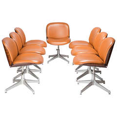 Set of 7 Office Chairs by MIM 7