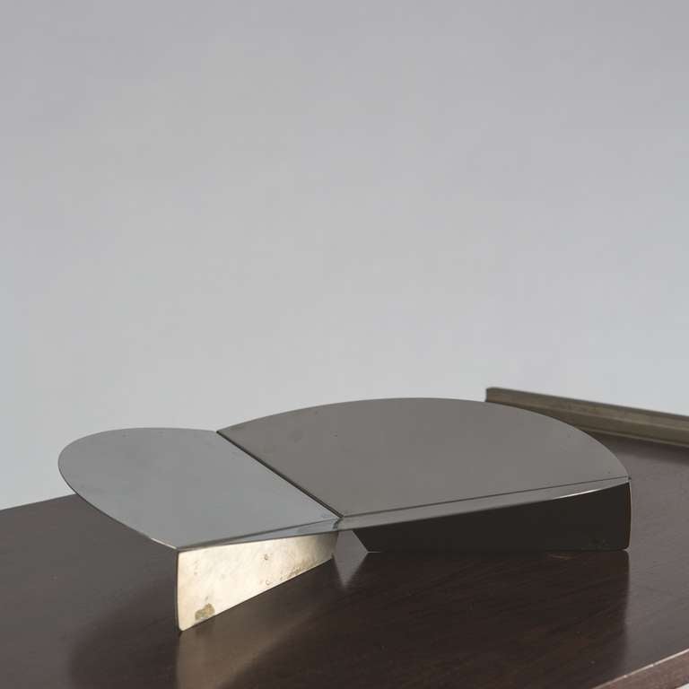 Steel Centerpiece by Grignani for Luci In Good Condition In Milan, IT