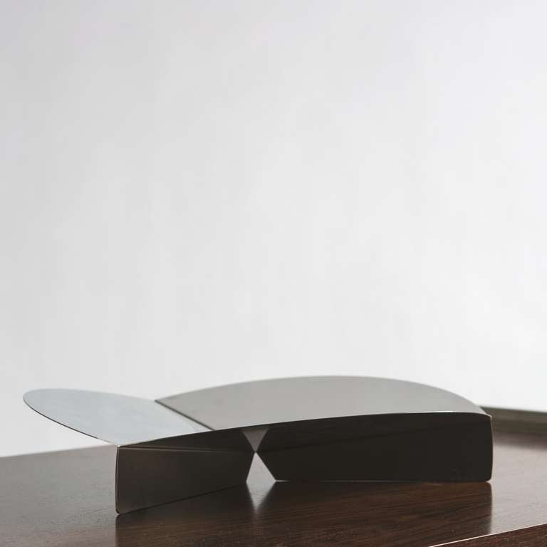 Late 20th Century Steel Centerpiece by Grignani for Luci