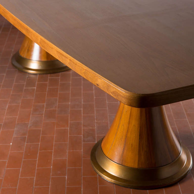 Huge Italian Wood Table For Sale at 1stdibs