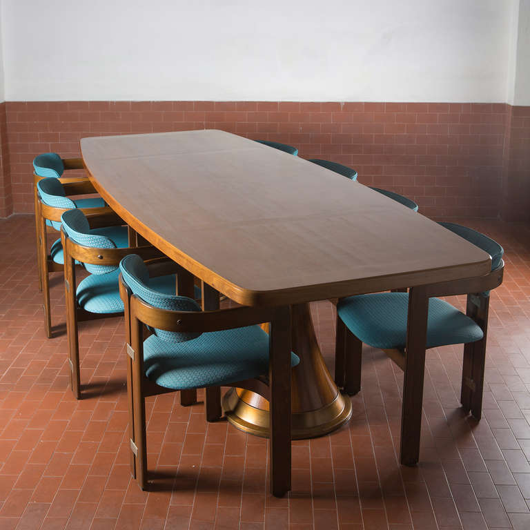 Huge Italian Wood Table For Sale at 1stdibs