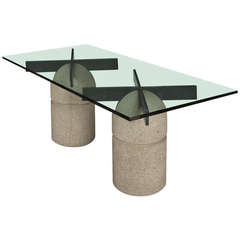 "Paracarro" Table by Giovanni Offredi for Saporiti 5