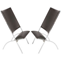 Pair of "Gabriela" Chairs by Gio Ponti 10