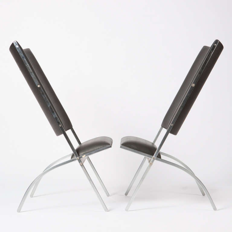 Paar Stühle „Pontiponti“ von Gio Ponti für Pallucco im Zustand „Gut“ im Angebot in Milan, IT