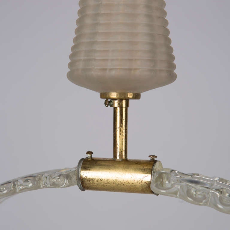Mid-20th Century Barovier & Toso Pendant Lamp For Sale