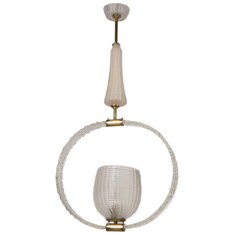 Barovier & Toso Pendant Lamp For Sale
