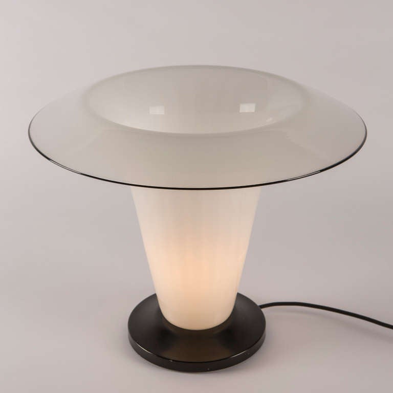 Late 20th Century Murano Glass Table Lamp