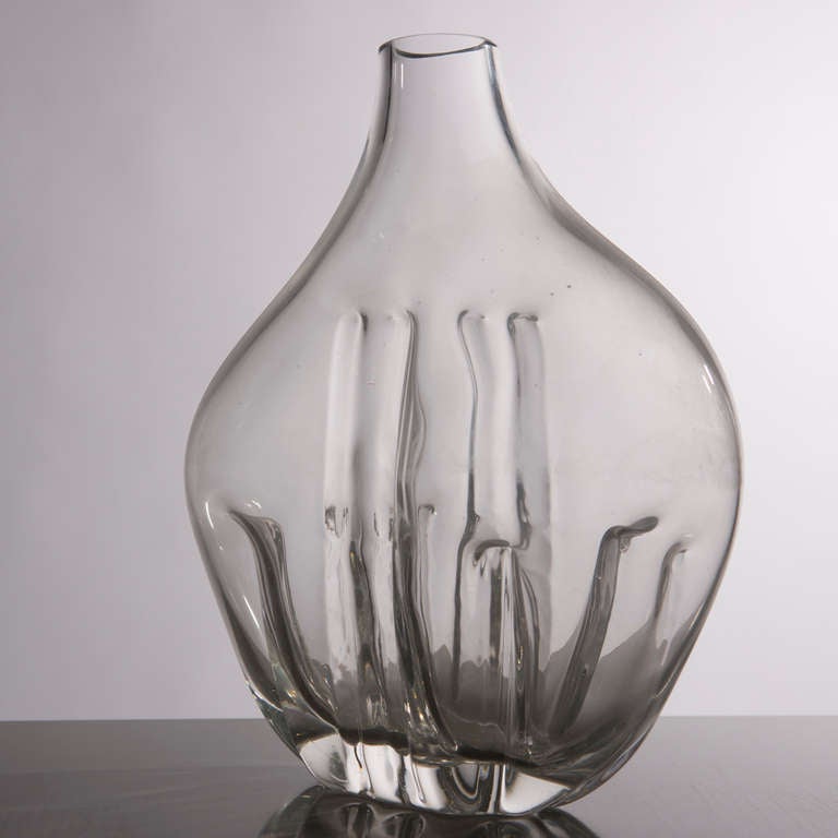 Italian Murano Glass Vase by Toni Zuccheri, Italy, 1970s For Sale