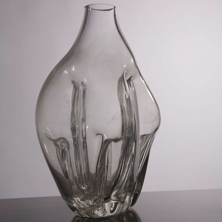 Murano Glass Vase by Toni Zuccheri, Italy, 1970s In Good Condition For Sale In Milan, IT