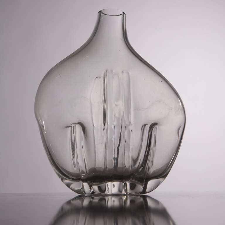 Late 20th Century Murano Glass Vase by Toni Zuccheri, Italy, 1970s For Sale