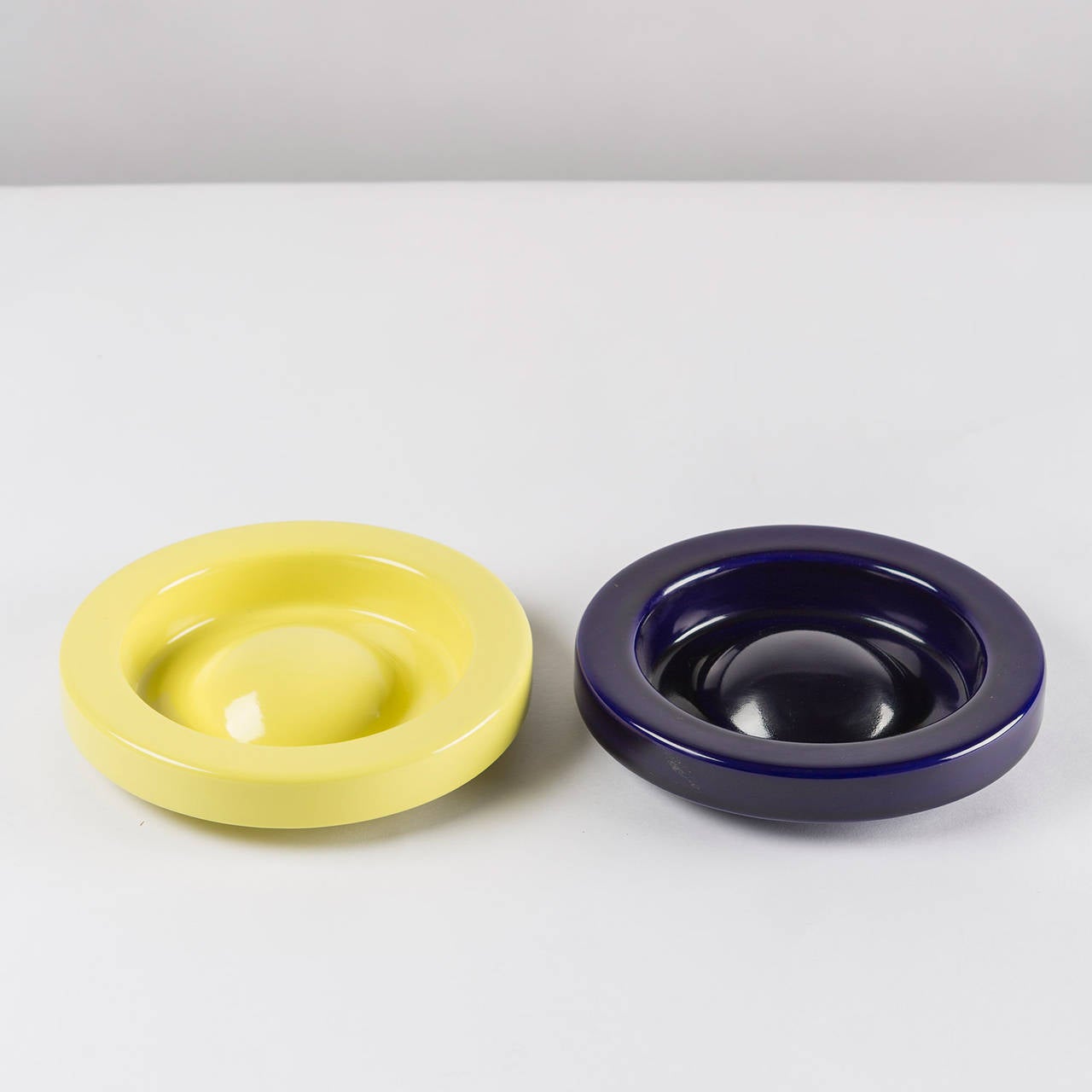 Pair of Centerpieces by Angelo Mangiarotti for Brambilla
