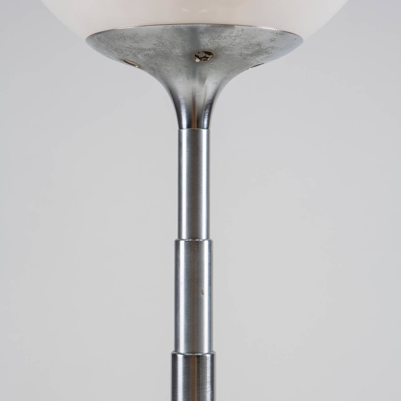 Aluminium Ensemble de deux lampadaires extensibles Polluce d'Enzo Mari pour Artemide, années 1960 en vente