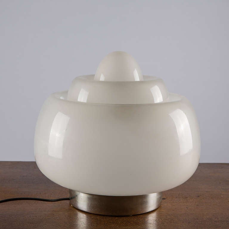 Murano Glass Table Lamp In Good Condition In Milan, IT