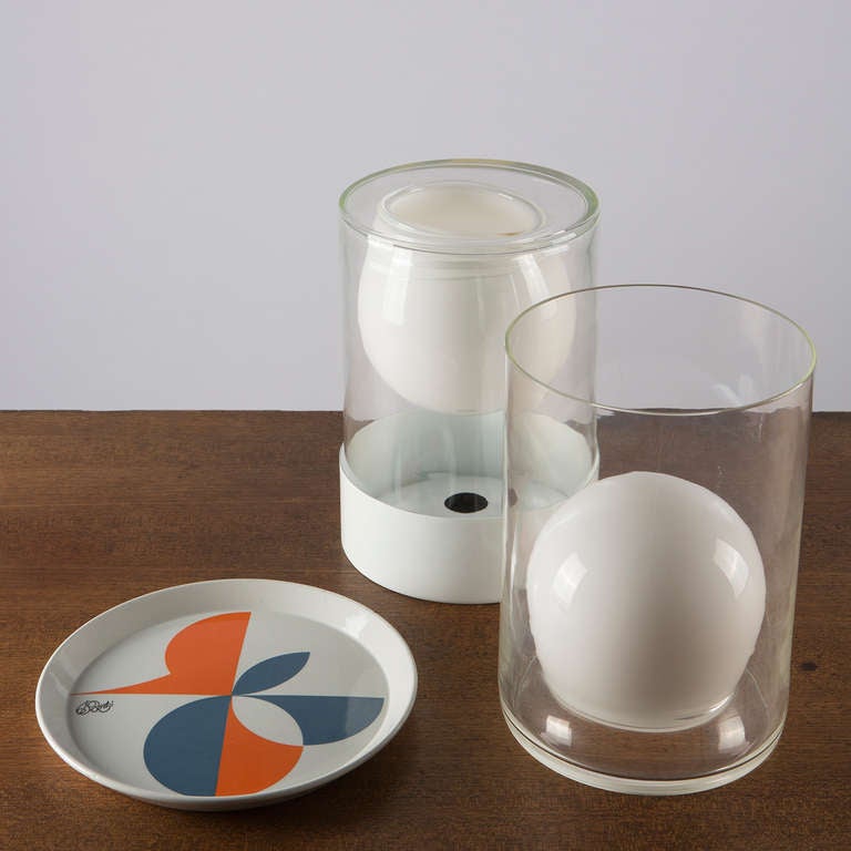 Set of Two Murano Glass Vases by Ugo la Pietra for La Murrina / Poggi, 1970s For Sale 3