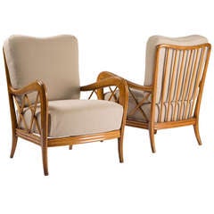 Pair of Paolo Buffa Armchairs 7