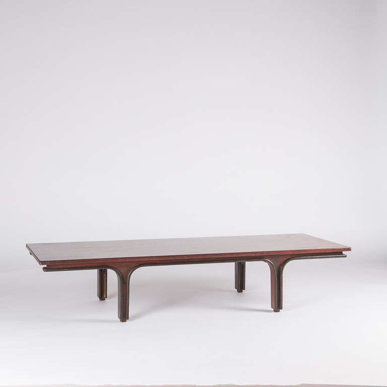 Beautiful rosewood large bench/coffee table model 