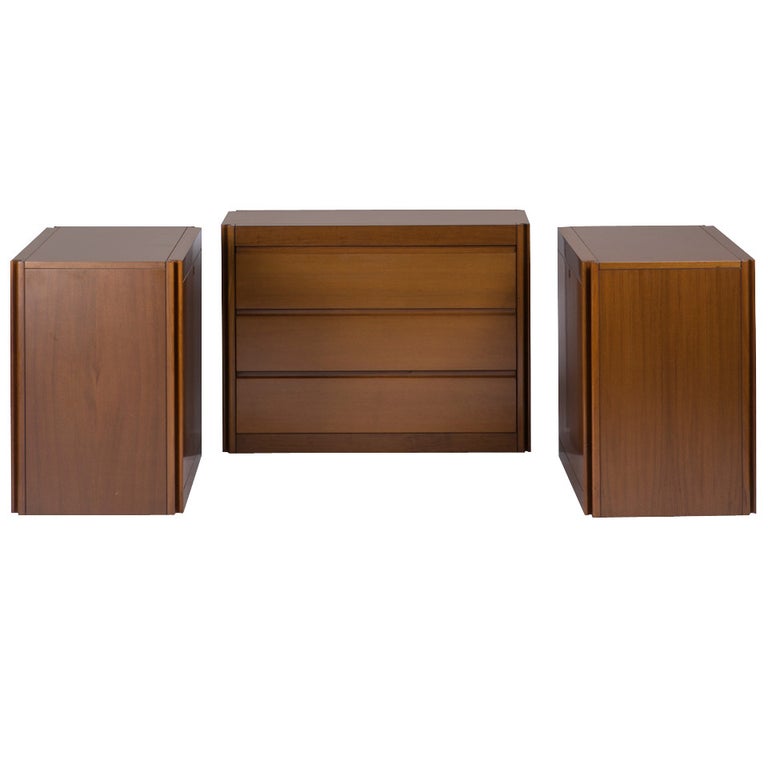 Set of Three "4D" Storage System by Mangiarotti for Molteni For Sale