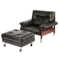 Lounge Chair with Ottoman by Carlo de Carli for Sormani 4