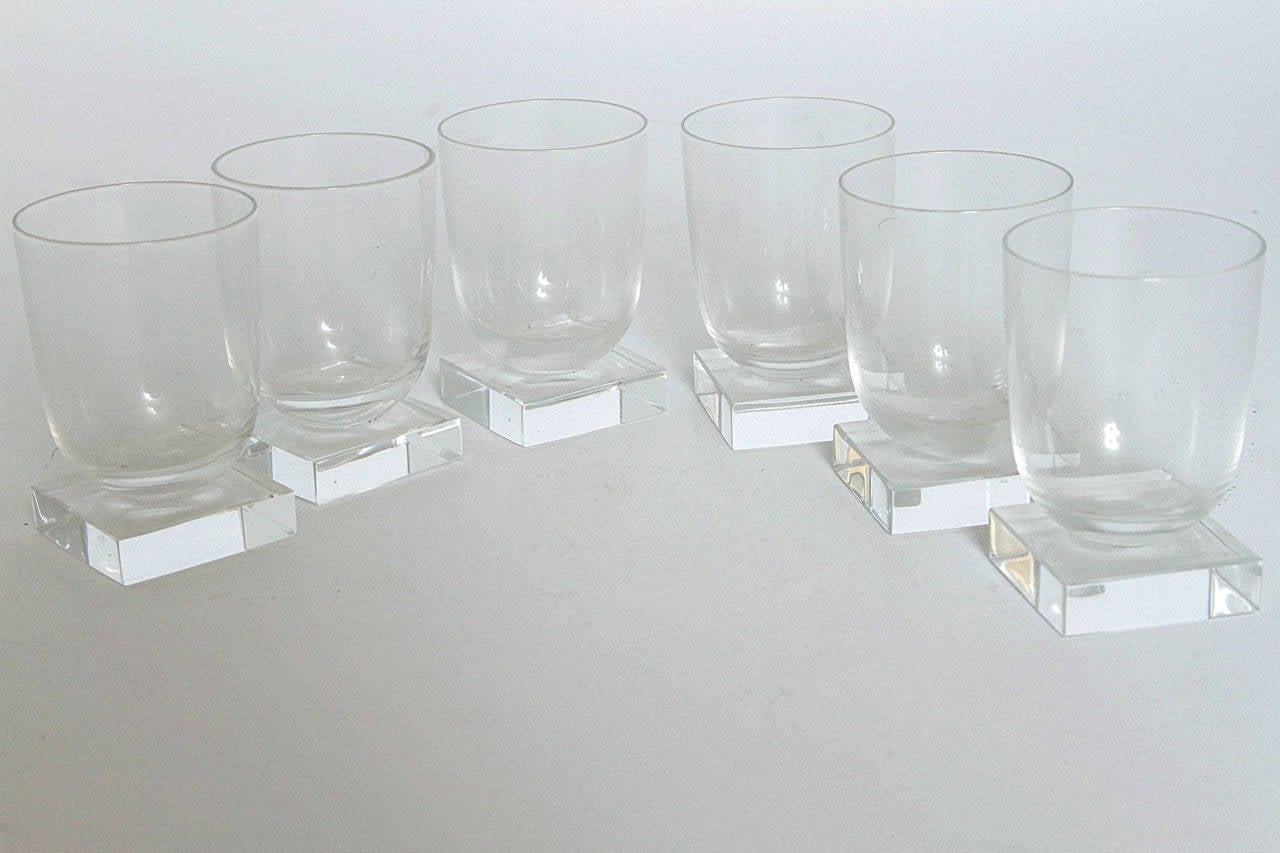 Mid-20th Century Collection Libbey Knickerbocker 3400 Line Glassware by Edwin Fuerst, circa 1939