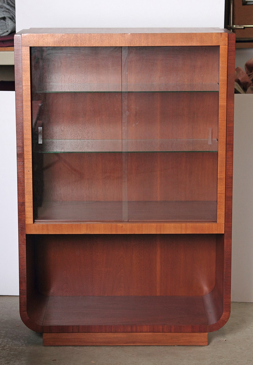 Kroehler Art Deco China Cabinet Attributed to Gilbert Rohde at 1stDibs ...