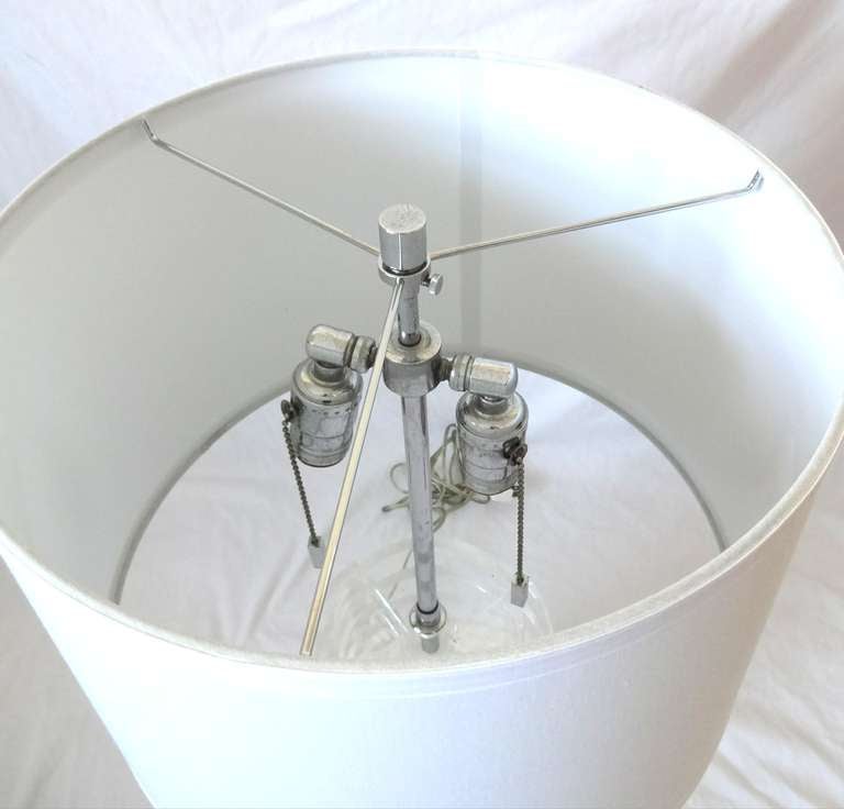 Late 20th Century Karl Springer Lucite Mid-Century Modern Table Lamp