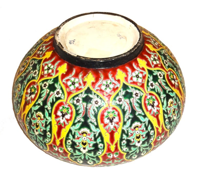 Unknown Fine Large Antique Porcelain Bowl, Late 1800s