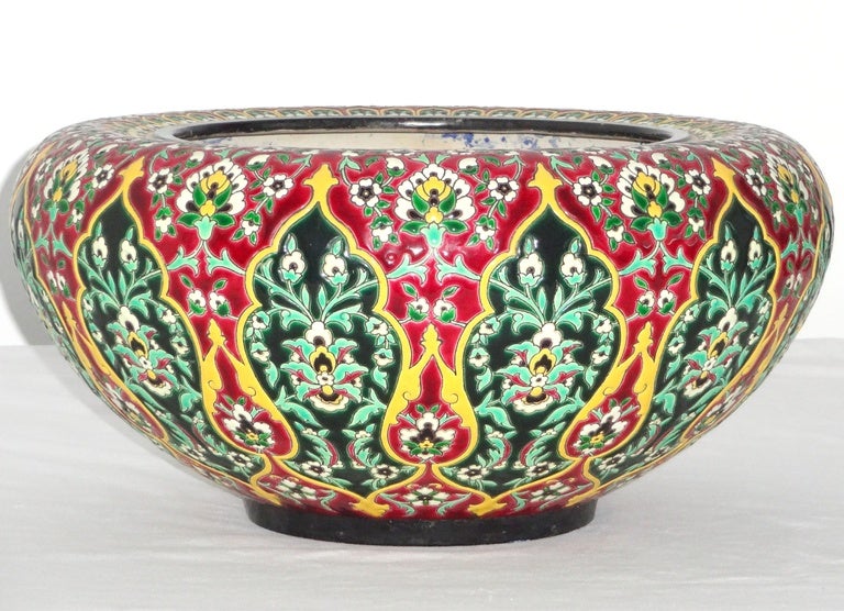 Fine Large Antique Porcelain Bowl, Late 1800s 2