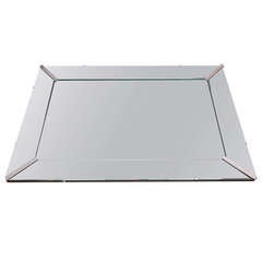 Venetian Beveled Wall Hanging Box Mirror