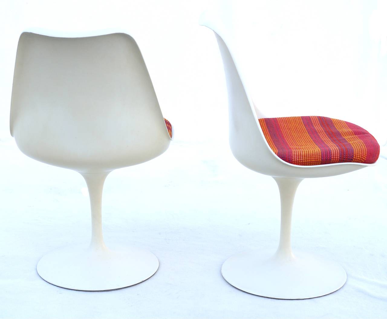 Early Set of Eight Eero Saarinen for Knoll Tulip Dining Chairs, 1960s 2
