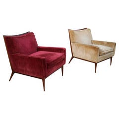 Pair of Mid-Century Modern Lounge Armchairs in the Manner of Paul McCobb