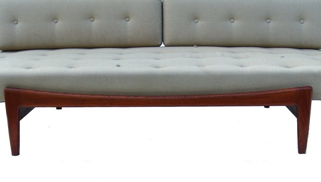 Late 20th Century Ib Kofod Larsen Mid-Century Danish Modern teak Daybed Sofa