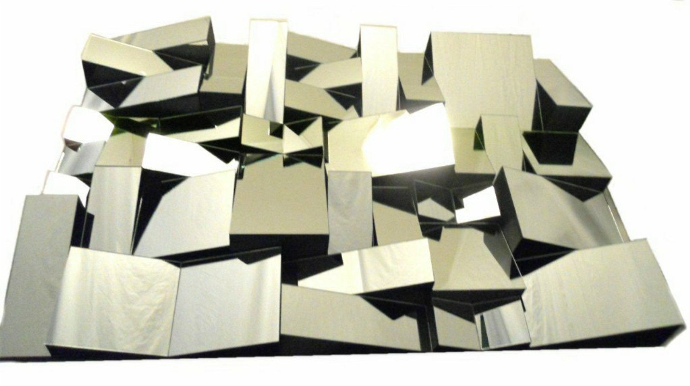 Cubist Mirror Mid-Century Modern Paul Evans Neal Slopes Style