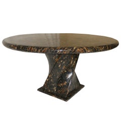 Tessellated Horn Bone Dining Foyer Table