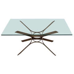 Mid-Century Modern Bronze Roger Sprunger for Dunbar Coffee or Cocktail Table 2