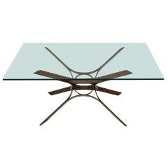 Mid-Century Modern Bronze Roger Sprunger for Dunbar Coffee or Cocktail Table