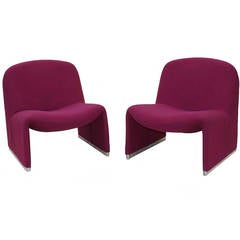 Pair of Alky Chairs by Giancarlo Piretti for Castelli