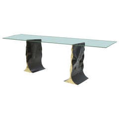 Silas Seandel Modern Double Pedestal Dining Table
