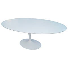 Mid-Century Modern Saarinen Knoll Tulip Oblong Dining or Conference Table, 1963