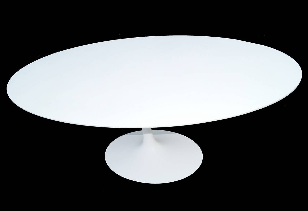 American Mid-Century Modern Saarinen Knoll Tulip Oblong Dining or Conference Table, 1963