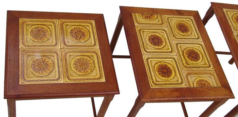 Mid-Century Modern Danish Stacking or Nesting Tables 1