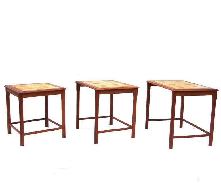 Mid-Century Modern Danish Stacking or Nesting Tables 2