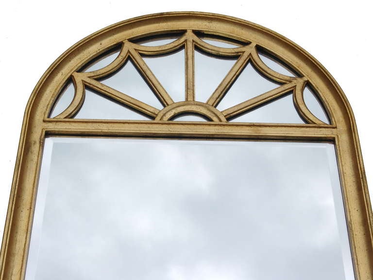 La Barge Wall Hanging Mirror Beveled Glass In Good Condition In Wayne, NJ