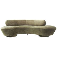 Vladimir Kagan Serpentine Sofa for Directional