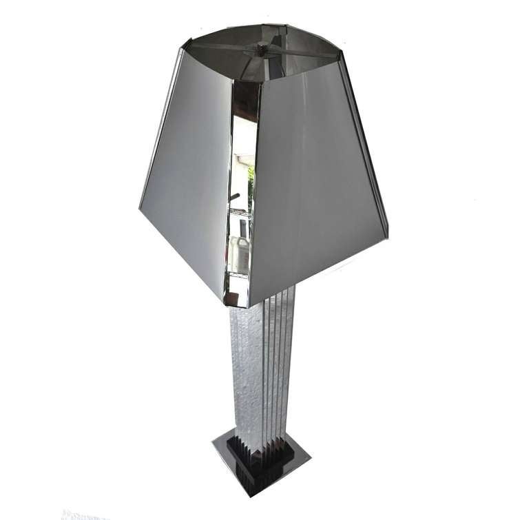 Mid-Century Modern Chrome Floor Lamp 1
