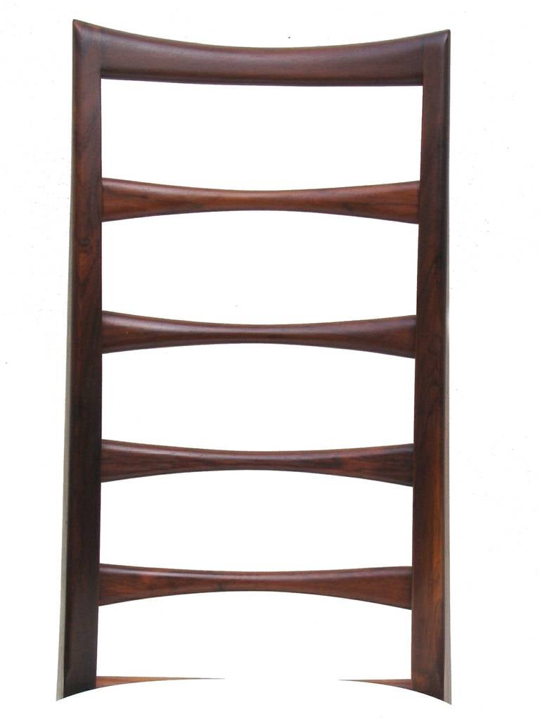 Late 20th Century Six Niels Koefoed Larsen Rosewood Dining Chairs
