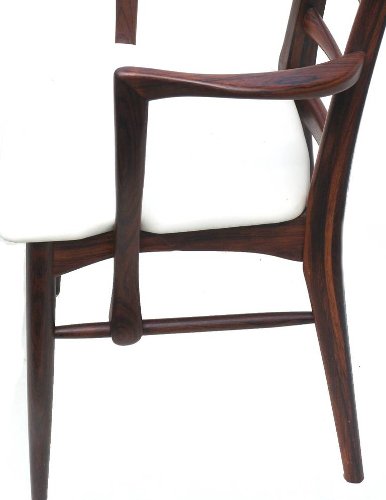 Six Niels Koefoed Larsen Rosewood Dining Chairs 2