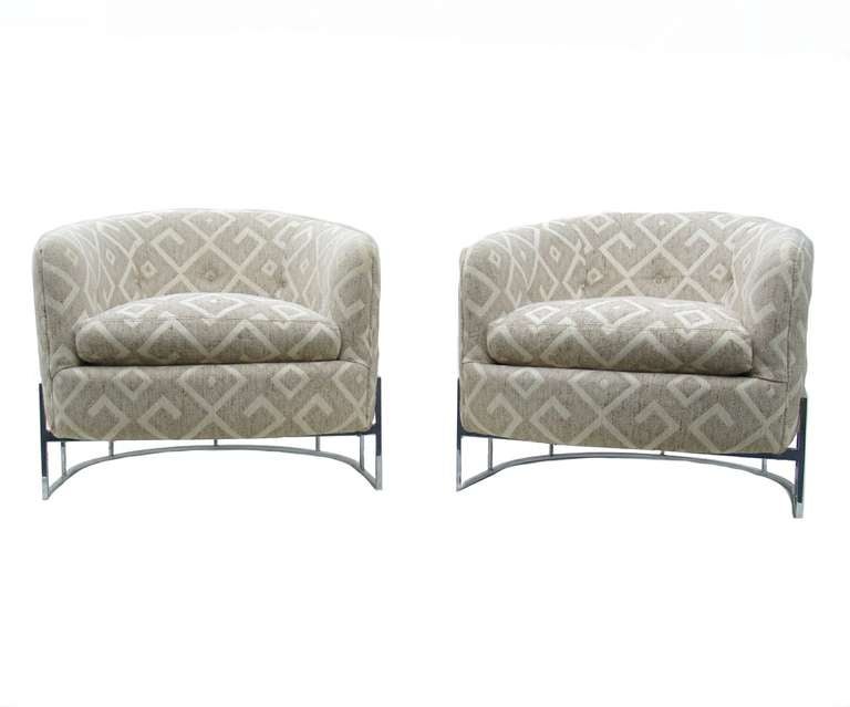 Pair of Milo Baughman chairs for Thayer Coggin.