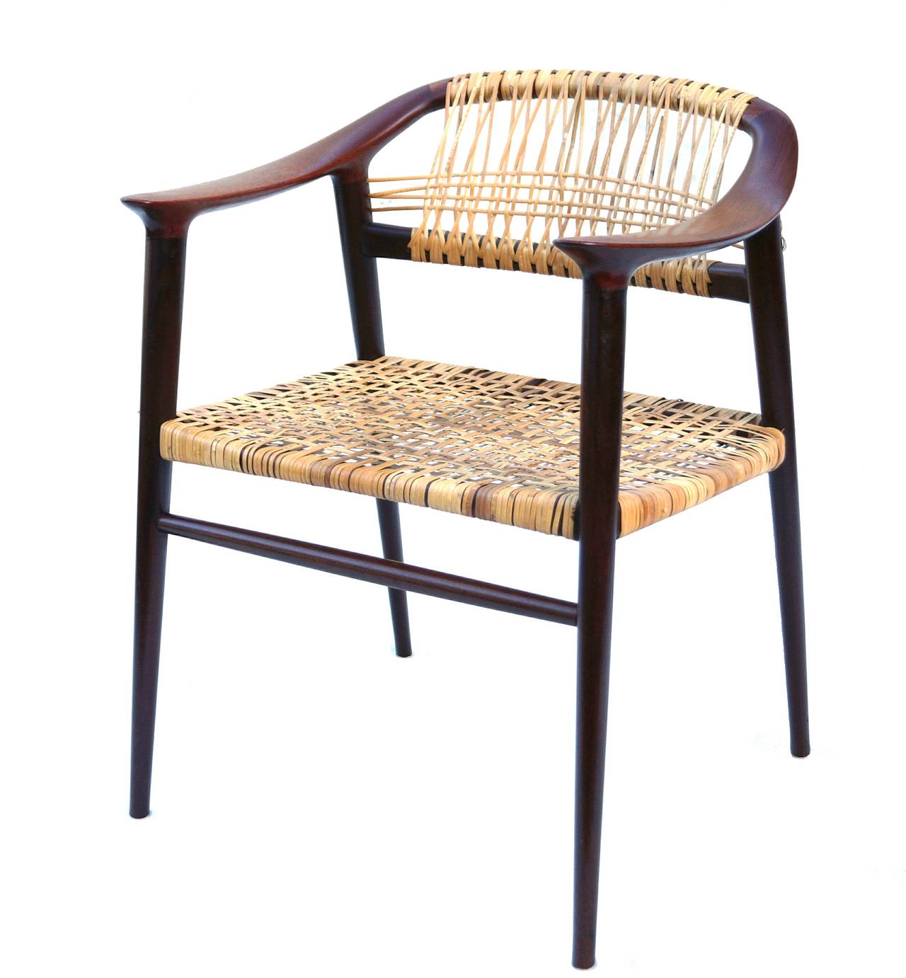 Adolf Relling and Rolf Rastad Bambi Armchair by Gustav Bahus & Eft in Norway In Good Condition In Wayne, NJ