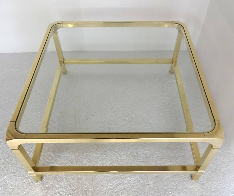 Mid-20th Century Mastercraft  Brass Coffee or Cocktail Table